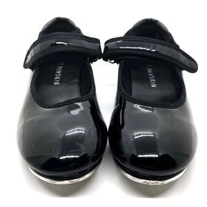 Danskin Tap Dance Shoes Black Size 12 Kids Mary Jane Strap Beginner Dance